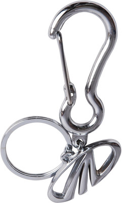 

Oyedeal Mahindra with Hook Full Metal Locking Key Chain(Silver)