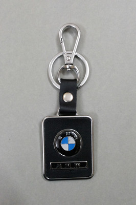 

Oyedeal 202 Car Logo BMW Leather Locking Key Chain(Black)