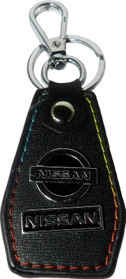 

Techpro Nissan bottle shaped leatherite Locking Key Chain(Multicolor)