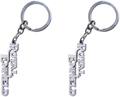 

Singh Xpress Fancy Royal Enfield(Pack of 2) Key Chain(Silver)