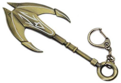 

Aura Unique Full Metal Sword Key Chain(Gold)