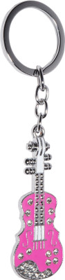 

Oyedeal Studded Guitar Key Chain(Pink)