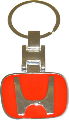 

Tech Fashion Honda Stunning Red Metal Keyring accessories for Car Bike House Office Key Holder Best Quality Gift -TF-480 Locking Key Chain(Red)