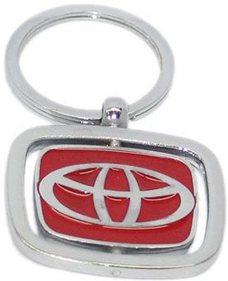 

Aura Toyota Cars Imported Double Sided Revolving Locking Key Chain(Maroon)