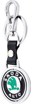 

Forty Creek Skoda Locking Key Chain(Silver, Black)