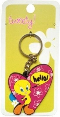 Warner Bros. Tweety Heart Rubber Key Chain(Multicolor) Warner Bros. Tweety Heart Rubber Key Chain(Multicolor)