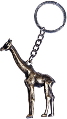Oyedeal Giraffe Metal GF01 Key Chain(Brown)