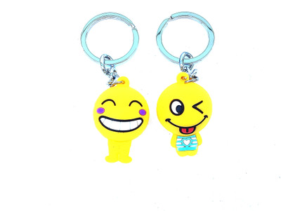 

zhosy smily ball symbols Locking Key Chain(Multicolor)