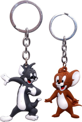 

CTW Tom & Jerry Cute Couple Pack of 2 Key Chain(Multicolor)