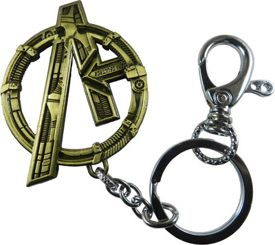 

Techpro Golden Colour Avengers Locking Key Chain(Multicolor)