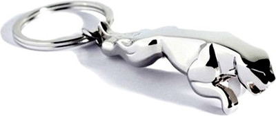 

Chevron Jaguar Metallic Key Chain(Silver)