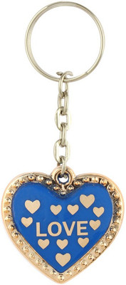

CTW Blue Love Heart Keychain Key Chain(Blue)