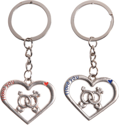 

Oyedeal Kycn588 I Love You Couple Key Chain(Multicolor)