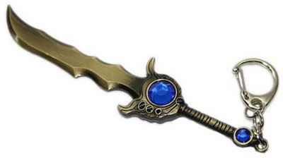

Aura Cool Metal Sword Key Chain(Gold)
