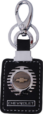 

Oyedeal Chevrolet Leather Locking Key Chain(Black)