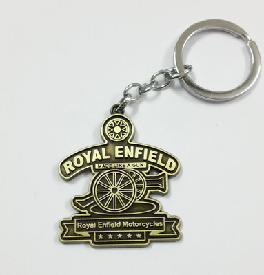 

eShop24x7 Royal Enfield Gun Metal Steel Key Chain(Green)