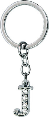 

U R God Alphabet "J" Key Chain(Silver)