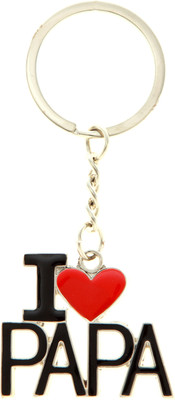 

Veevi I Love Papa Metal Key Chain Key Chain(Multicolor)