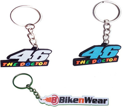 

Bikenwear Doctor-46-Grey,Blue & BIkenwear Key Chain(Grey, Blue, White)