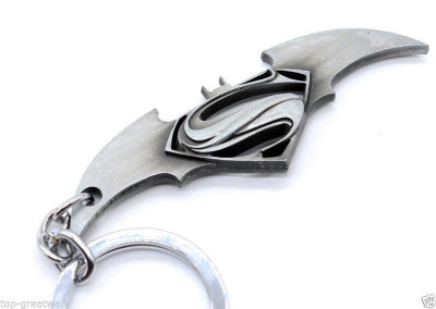 

Optimus traders Batman Justice league wings metal Key Chain(Silver)