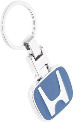 

Aura Imported Heavy Metal Honda Cars Key Chain(Blue, Silver)