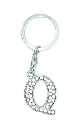 

London Jewels Q - Alphabet Locking Key Chain(Silver)