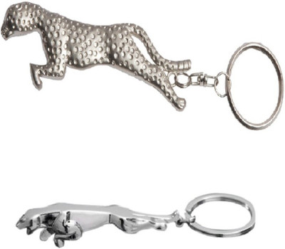 

Oyedeal Set of 2 Animal Designer Full Metal Key Chain(Silver)