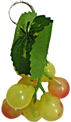 

DCS Rubber Grapes Keychain Locking Key Chain(Yellow)