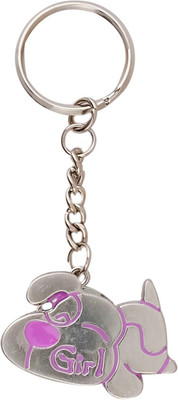 

Super Drool Purple Dog Watch Locking Key Chain(Multicolor)