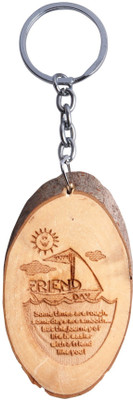 

Oyedeal Friend Day Wooden Tree Slice Key Chain(Multicolor)