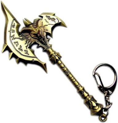 CTW League Of legend World Of Warcraft Metalic Locking Key Chain(Gold)