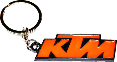 

Tech Fashion KTM Stunning Red Metal Keyring accessories for Car Bike House Office Key Holder Best Quality Gift-TF-488 Locking Key Chain(Red)