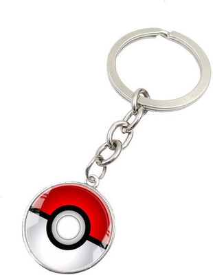 

SOLTAONSHAKTI POKEMON BALL Key Chain(Red, Silver)