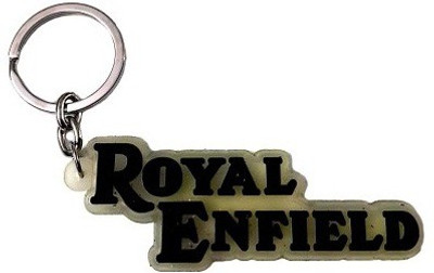 

Confident Set 1 Non Metal Royal Enfield Black And White Key Chain(Multicolor)