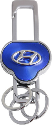 

Forty Creek Hyundai Oval Locking Key Chain(Blue)
