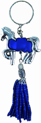 

CTW Running Horse Blue Hanging Acrylic Keyring Key Chain(Blue)