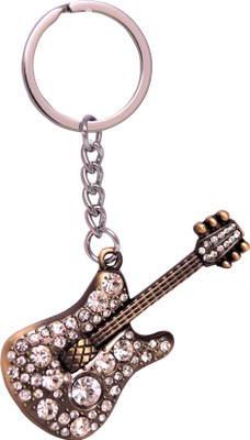 

Dealfinity Stone Studded Guitar DKYCN980 Key Chain(Multicolor)