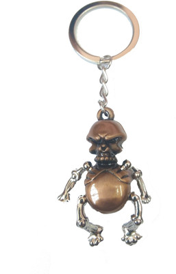 

City Choice Skeleton Keyring 2 Key Chain(Gold)