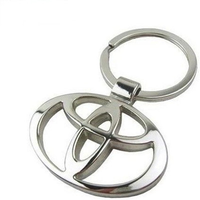 38 OFF on TAG3 Toyota Car Metal Logo Key Chain Silver on