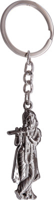 

Dealfinity Krishna Playing Bansuri DKYCN623 Key Chain(Silver)