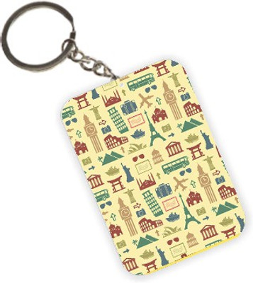 

The Crazy Me Retro Travel Key Chain(Multicolor)