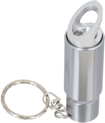 

Gadge Keyring Torch With Opener Silver Key Chain(White)