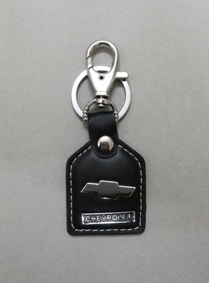 

Oyedeal 216 Car Logo Chevrolet Leather Locking Key Chain(Black)