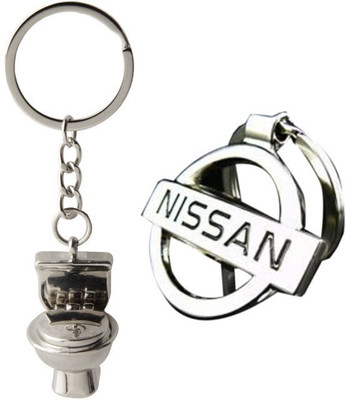 

Alexus Commode & Nissan Key Chain(Silver)