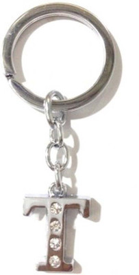 

Rashi Traders Alphabet T Chrome Key Chain(Silver)