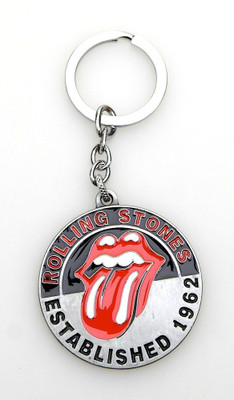 

24x7 eMall Rolling Stones Silver Locking Key Chain(Silver)