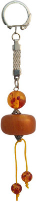 

DivyaMantra Feng Shui Good Luck Charm Keychain Key Chain(Orange)