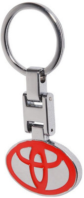 

Chainz Toyota Metal Hook Key Chain(Red, Silver)
