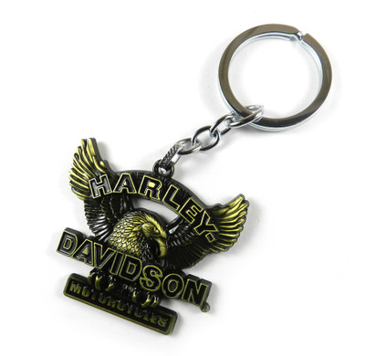 

Techpro Golden Colour Harley Davidson Motor Cycles Eagle Key Chain(Multicolor)