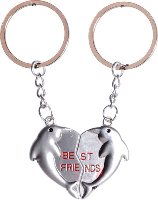 

Zeroza Best Friends CPL74 Key Chain(Silver)